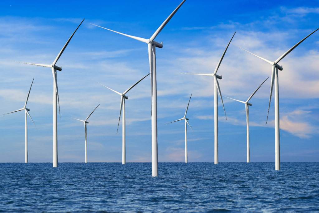 An offshore wind farm funded through cfd scheme